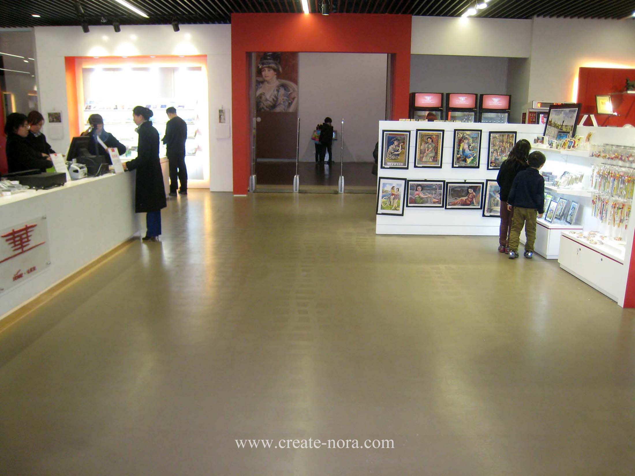 the photo of nora rubber flooring in Shanghai Art Museum 7